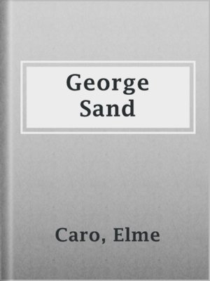 cover image of George Sand